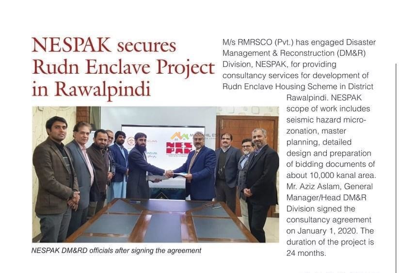 nespak secures rudn enclave project Rawalpindi