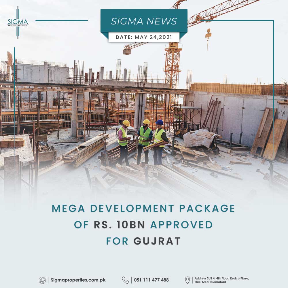 10bn mega development package approved for Gujrat