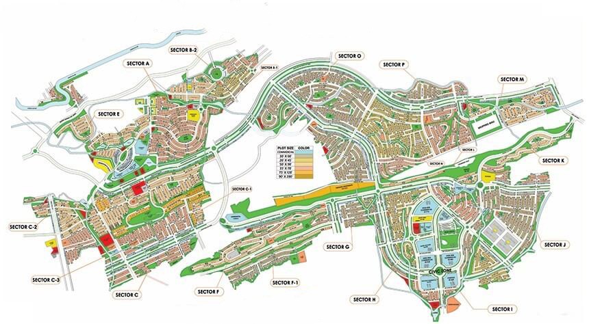 Bahria Enclave Islamabad master plan