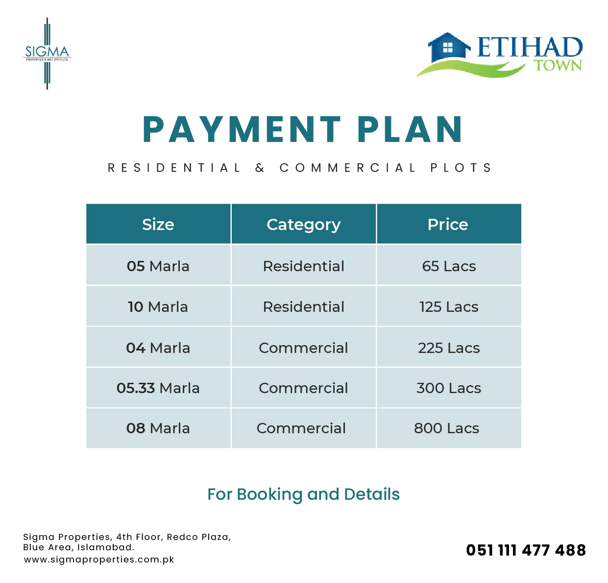 Etihad Town phase 2 payment plan 