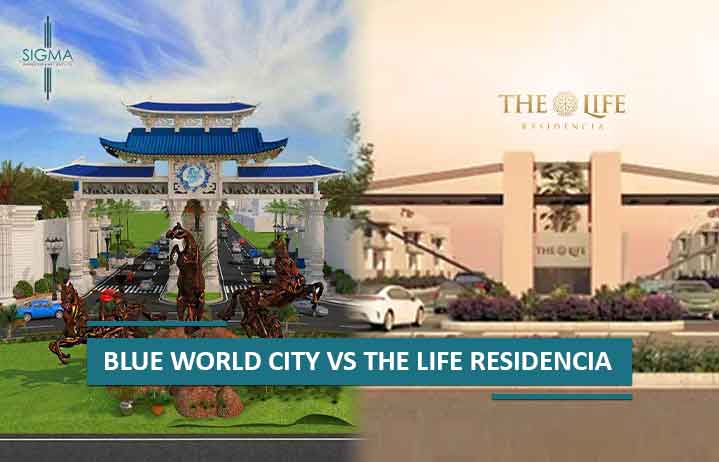 Blue World City versus The Life Residencia